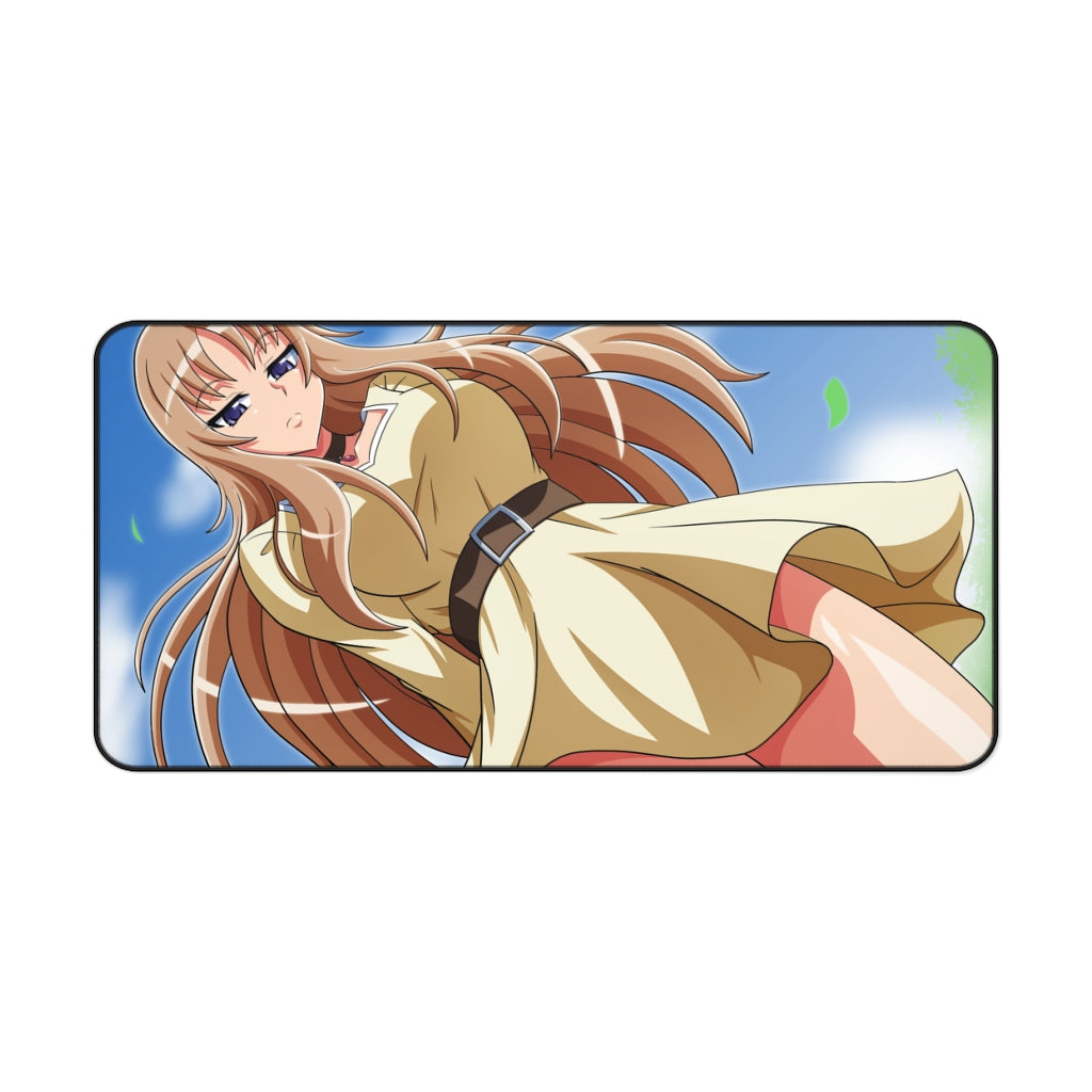 Thick Thighs Aquila Yuna Saint Seiya Desk Mat- Sexy Anime Girl Mousepad - Gaming Playmat