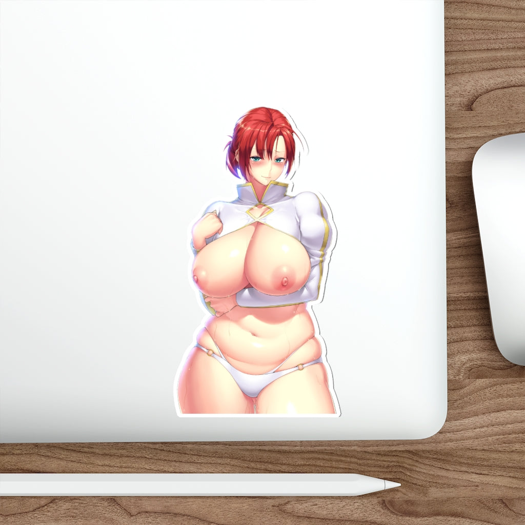 Fate Grand Order Huge Boobs Boudica Waterproof Sticker -  Ecchi Vinyl Decal