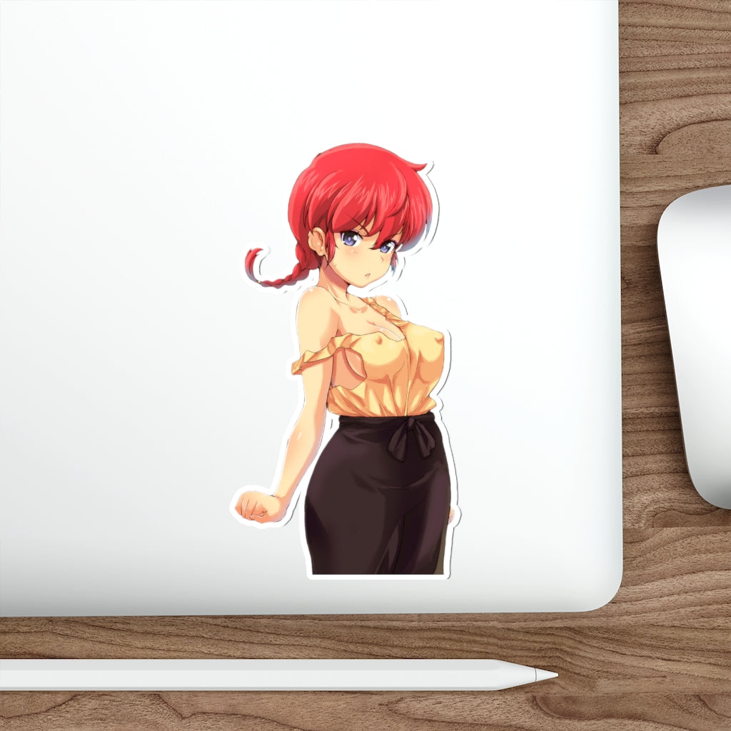 Saotome Ranma Chan Sexy Boobs Waterproof Sticker - Ecchi Vinyl Decal