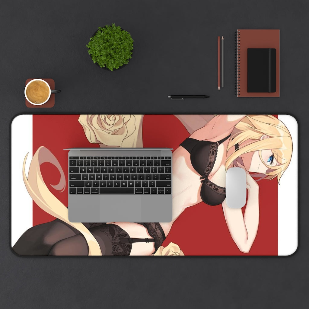 Guilty Gear Sexy Mousepad - Lingerie Millia Gaming Desk Mat - Ecchi Playmat