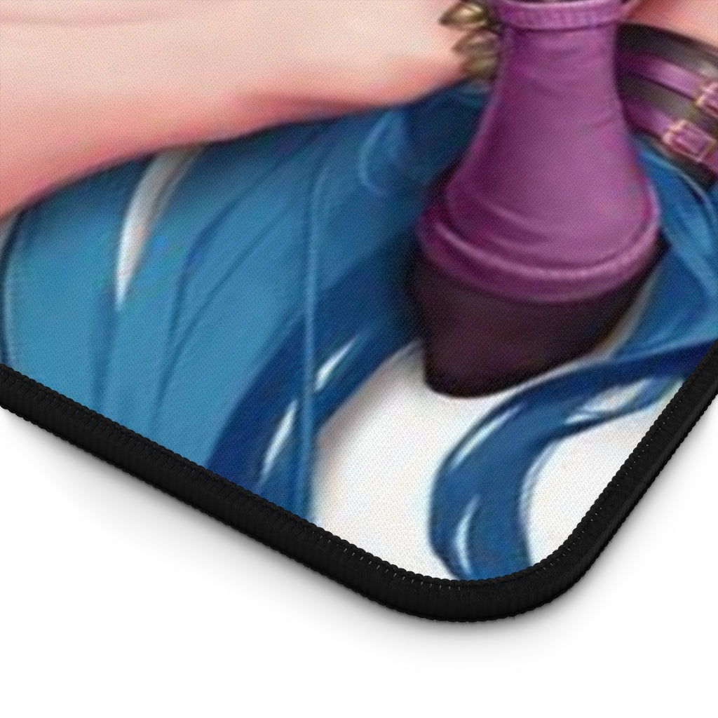 Arcane Mousepad - Sexy Jinx Large Desk Mat - League Of Legends Ecchi Mouse Pad