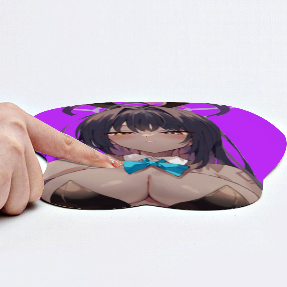 Anime 3D Boobs mousepad with Wrist Rest | Sexy Oppai Mouse pad for PC | Oppai mousepad with wrist support