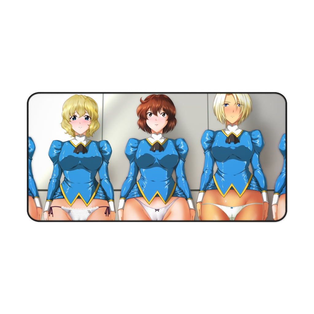 Agent Aika Sexy Panties Desk Mat - Non Slip Mousepad