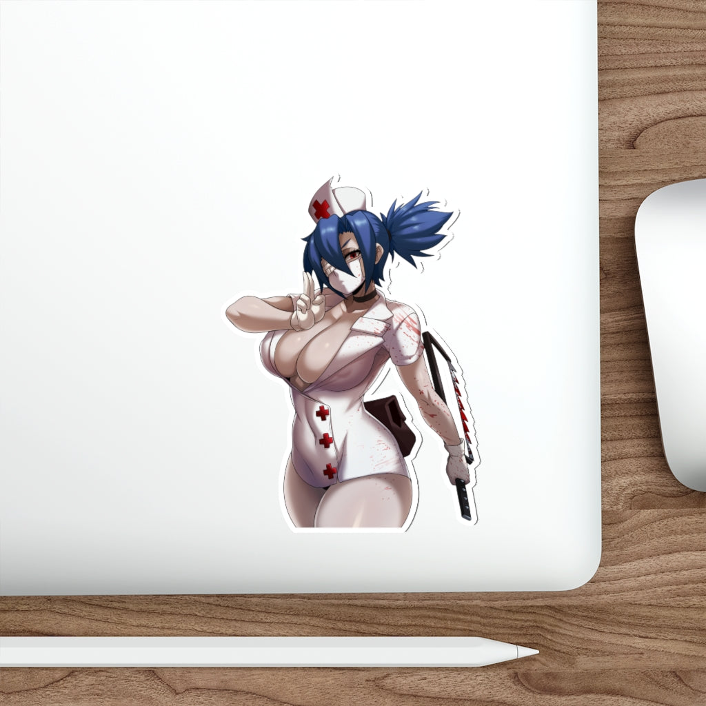 Nurse Valentine Skullgirls Waterproof Sticker - Ecchi Vinyl Decal