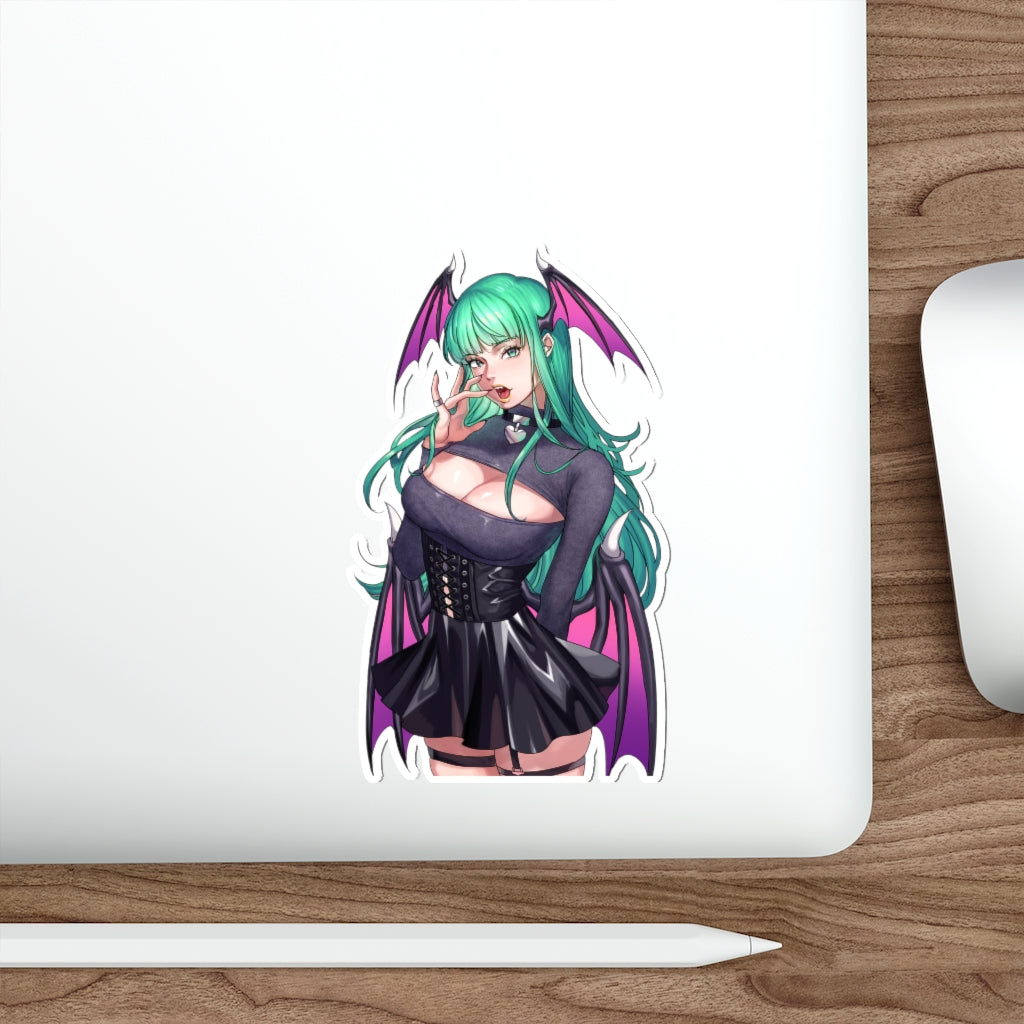 Darkstalkers Morrigan Aensland Sexy Gothic Lolita Ecchi Vinyl Decal Waterproof Sticker - Ecchi Vinyl Decal