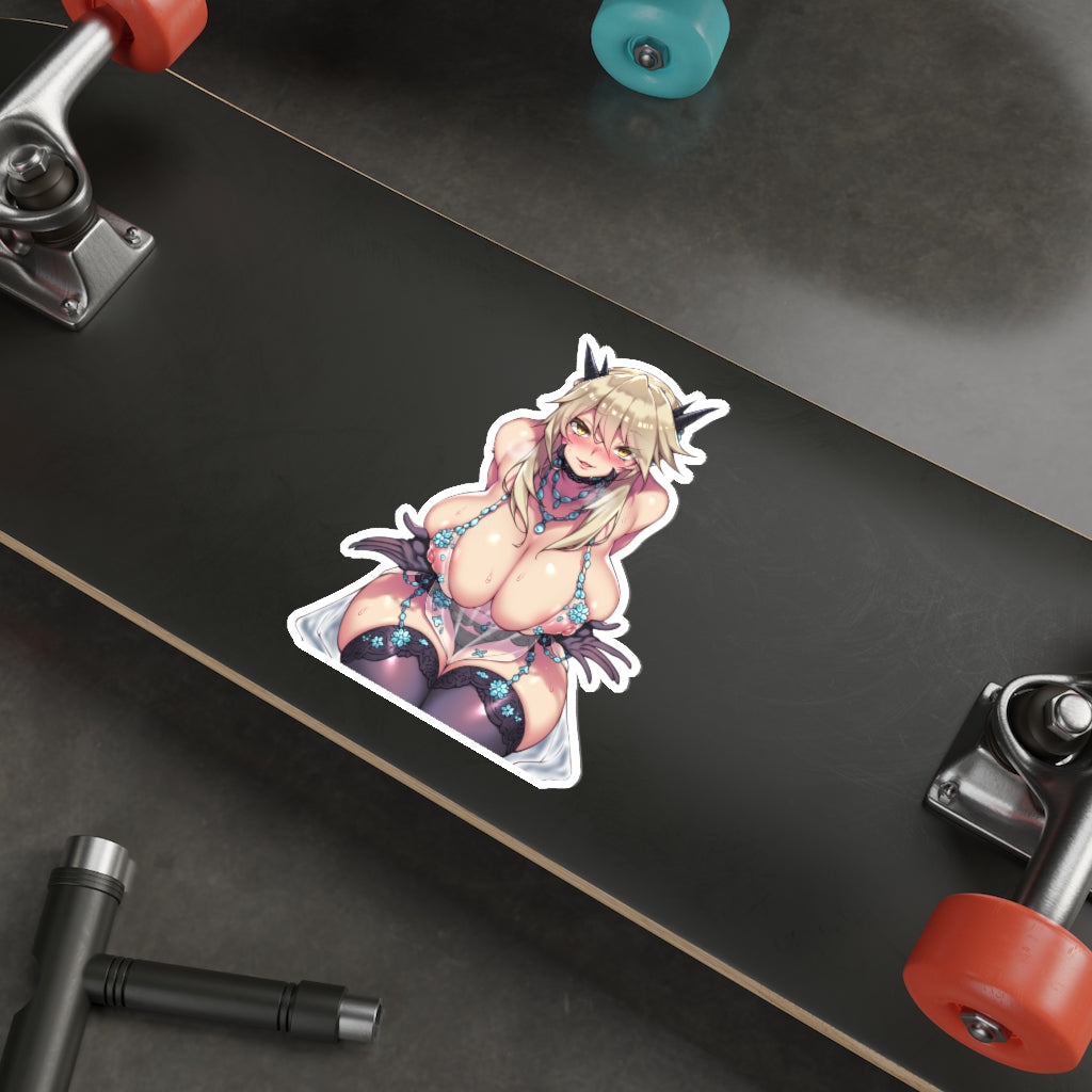 Artoria Pendragon Fate Grand Order Sexy Tits Waterproof Sticker - Ecchi Vinyl Decal