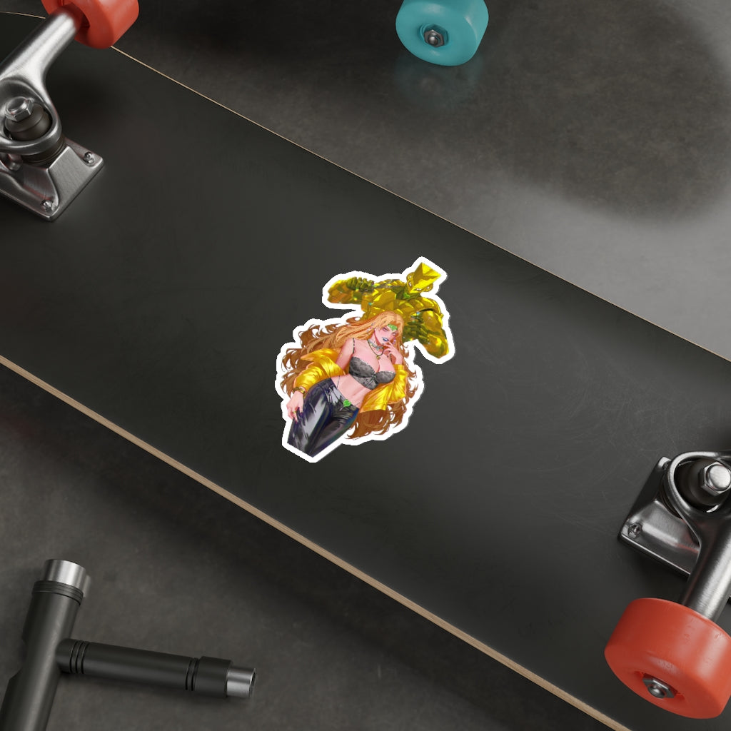 JoJo Sexy Female Dio and The World Waterproof Sticker - Ecchi Vinyl Decal