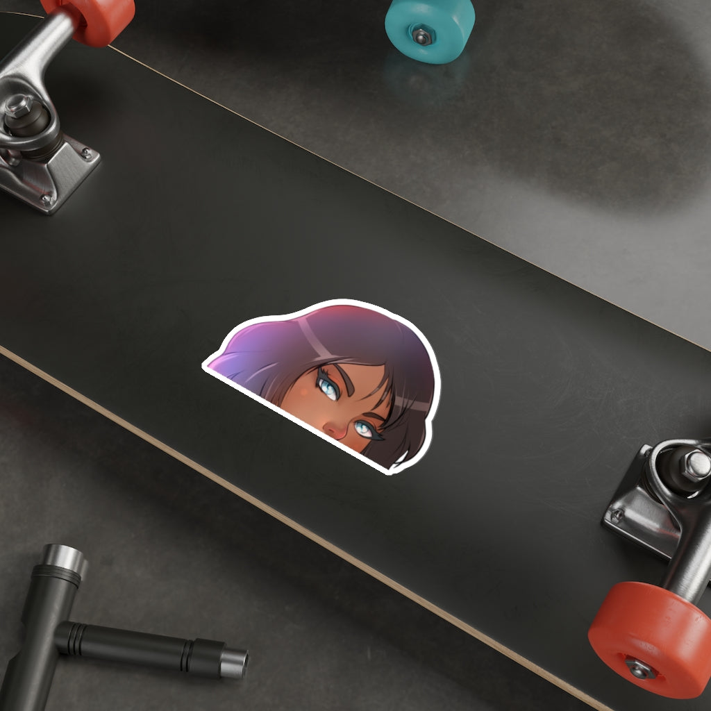 Korra Peeker Sticker - Anime Peeker Car Decal