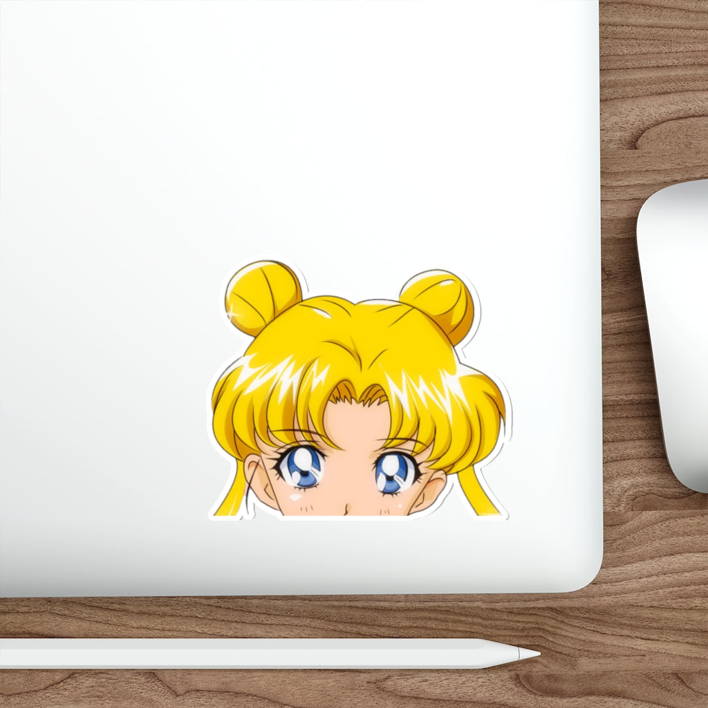 Sailor Moon Peeker Sticker - Anime Peeker Car Decal