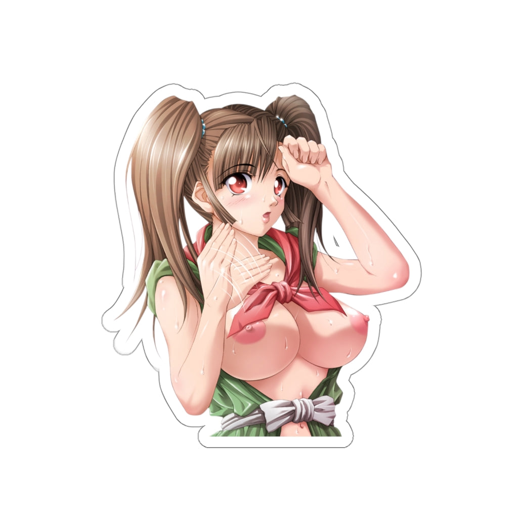 Dragon Quest 3 Sexy Martial Artist Waterproof Sticker - Ecchi Vinyl Decal