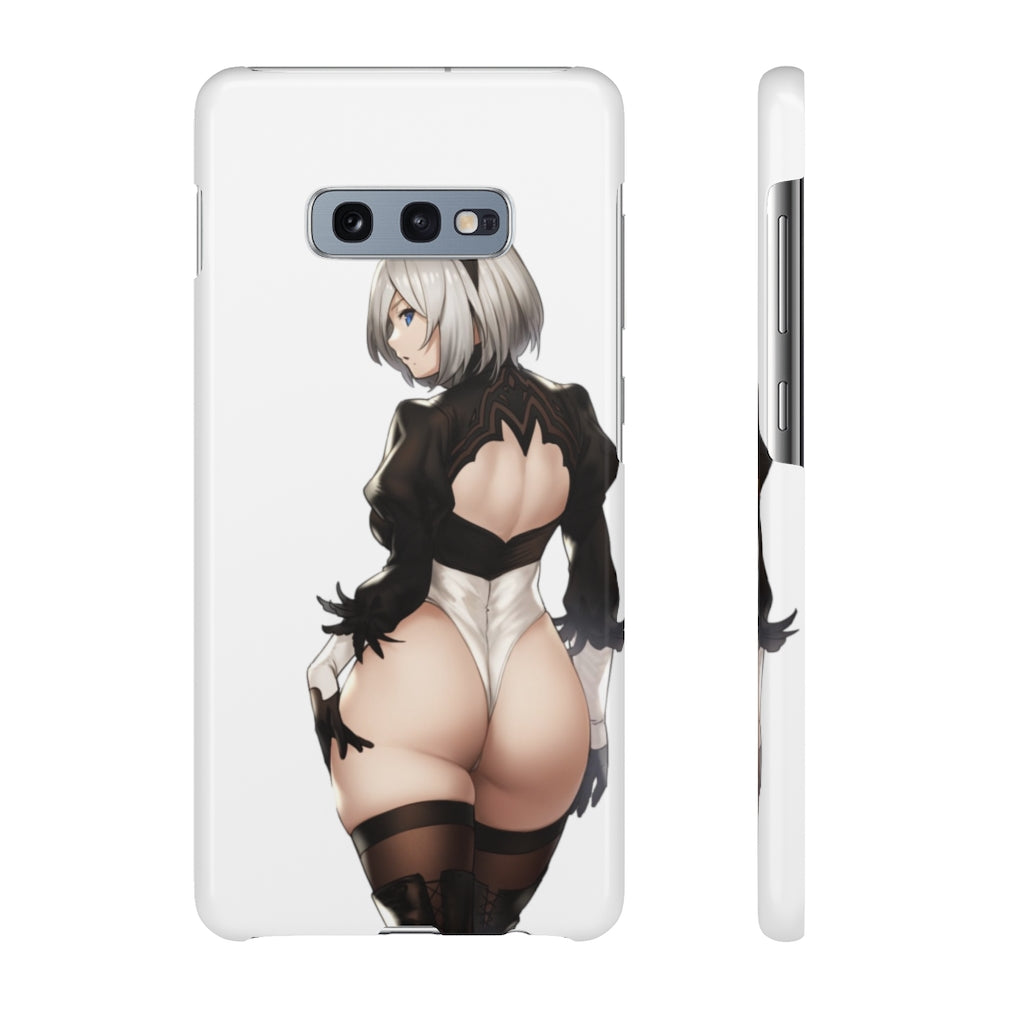 2B Anime Phone Case - Nier Automata Kawaii Aesthetic Snap Case