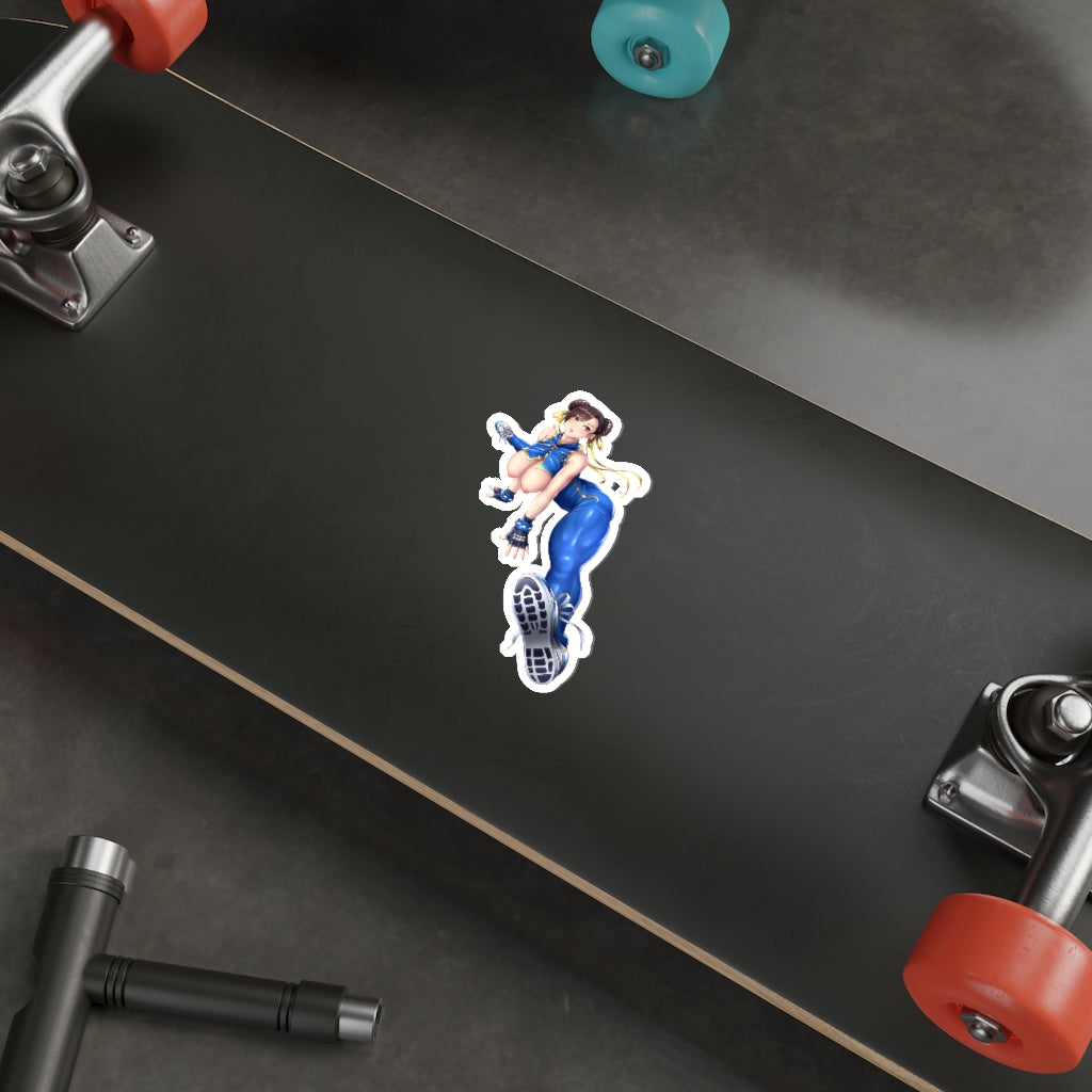 Chun Li Split Ecchi Waterproof Sticker - Vinyl Car Decal