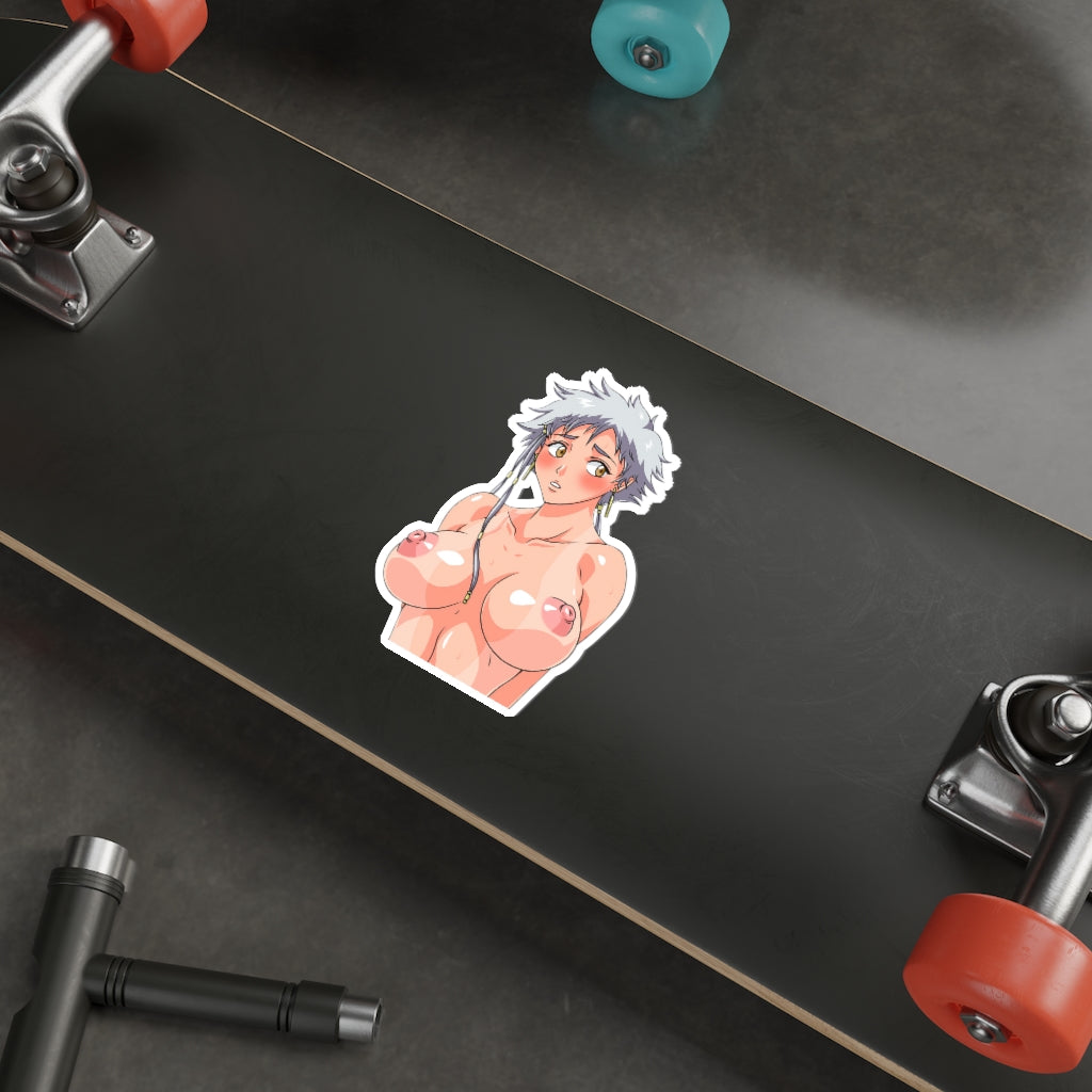 Topless Tan Lines Kotetsu Isane Bleach Waterproof Sticker - Ecchi Vinyl Decal