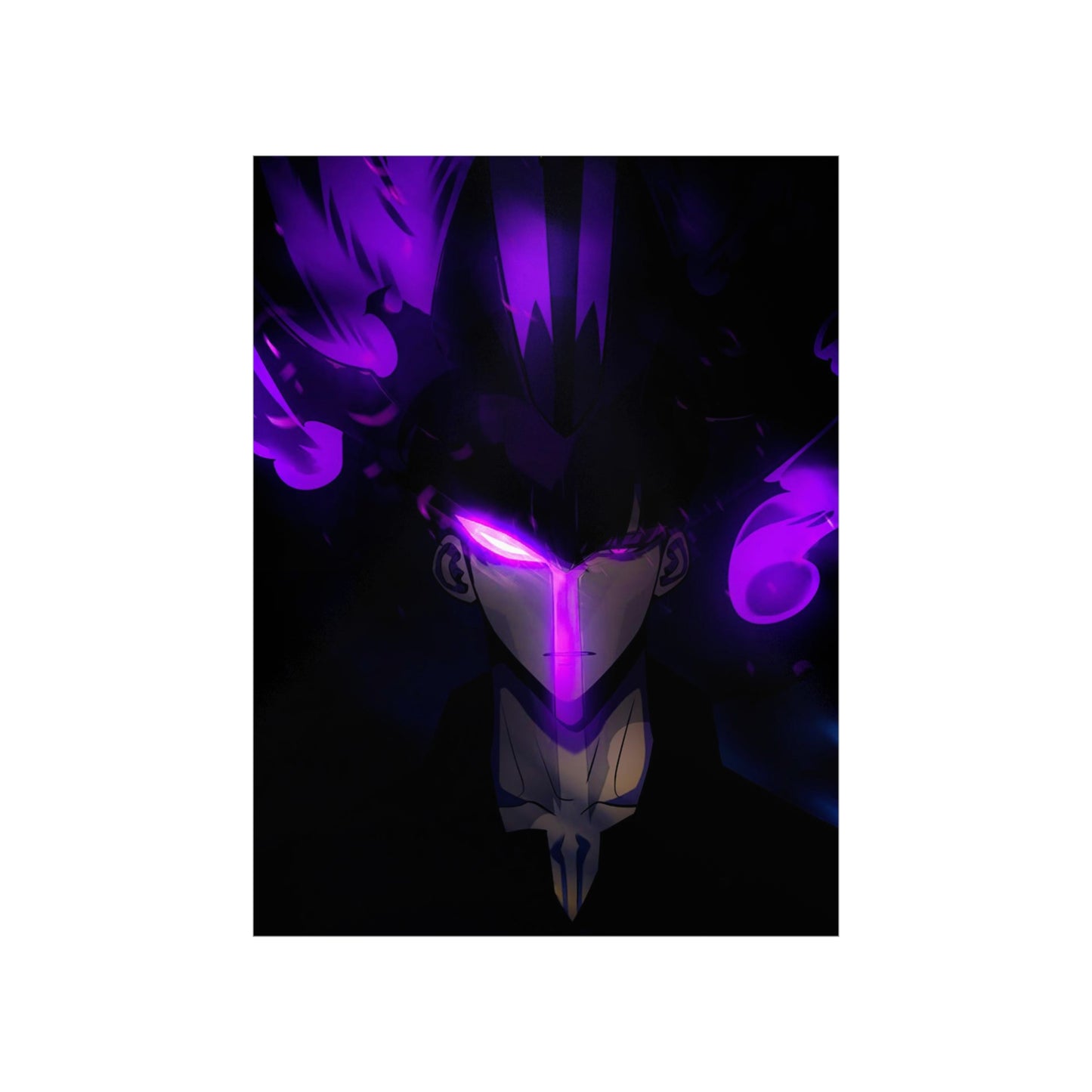 Solo Leveling Poster - Premium Matte Vertical Poster - Shadow Monarch Anime Wall Art Decor