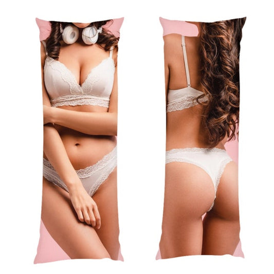 Oreiller de corps réaliste | Dakimakura Brunette Beauty - Oreiller Waifu