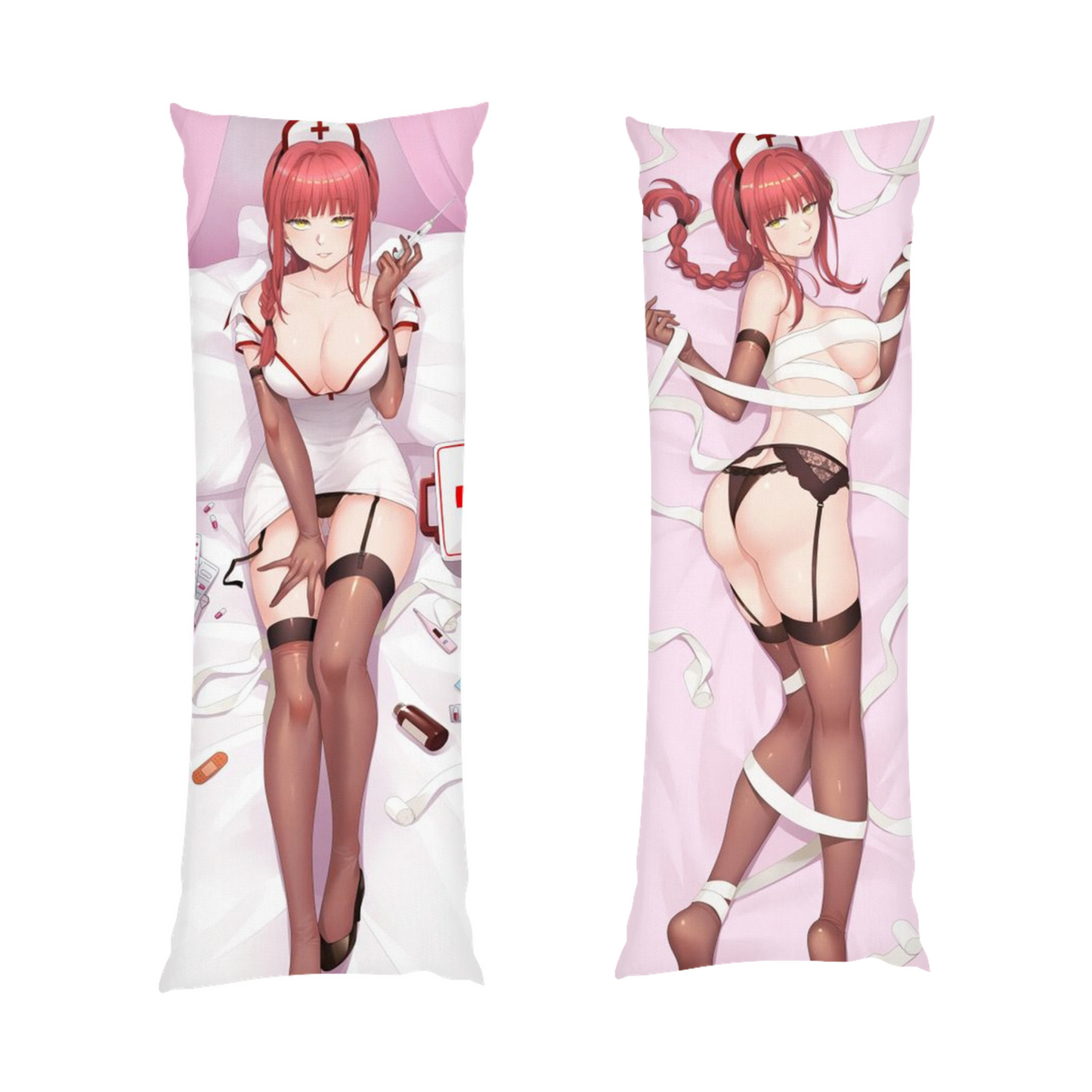 Sexy Nurse Makima Body Pillow - Chainsaw Man Dakimakura - Anime Body Pillow